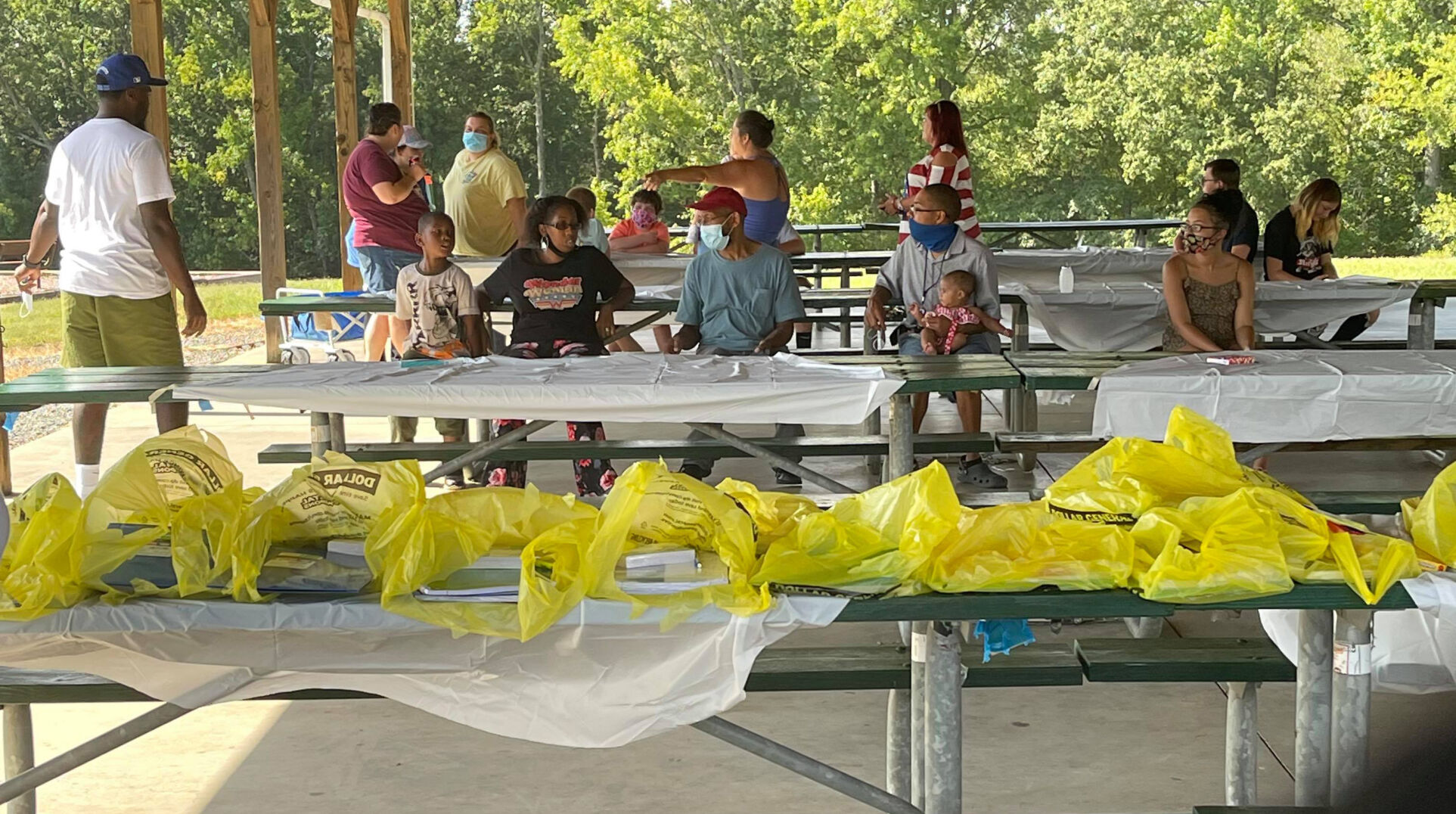 Bags of School Supplies